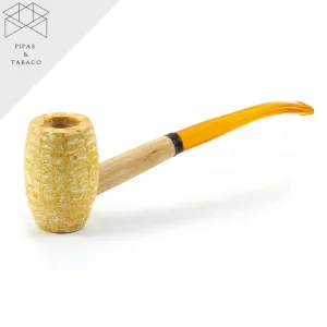 Pipa de Mazorca Missouri Meerschau modelo Mizzou Corn Cob. Pipa para fumar tabaco. Tabaco para pipa. Tabaquería Online en Chile