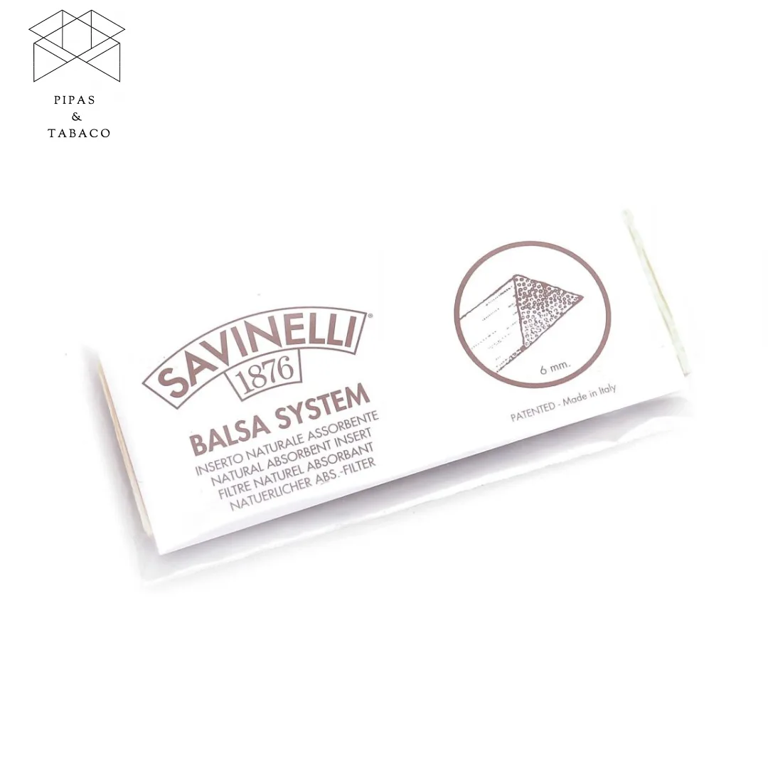 Filtro 6mm Balsa Savinelli 20