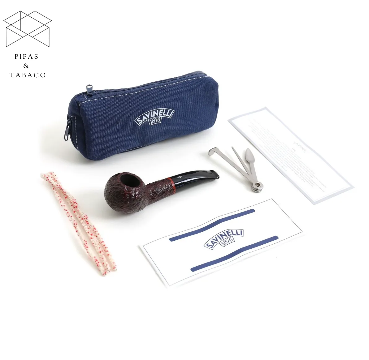Kit Pipa Savinelli One Rusticated 321 - Imagen 4
