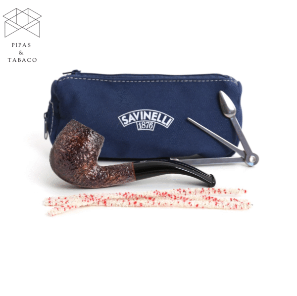 Kit Pipa Savinelli One Rusticated 601 - Imagen 4