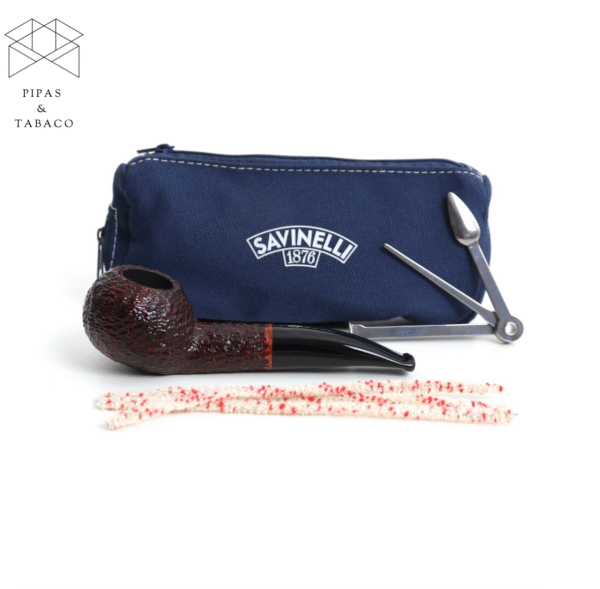 Kit Pipa Savinelli One Rusticated 321 - Imagen 5