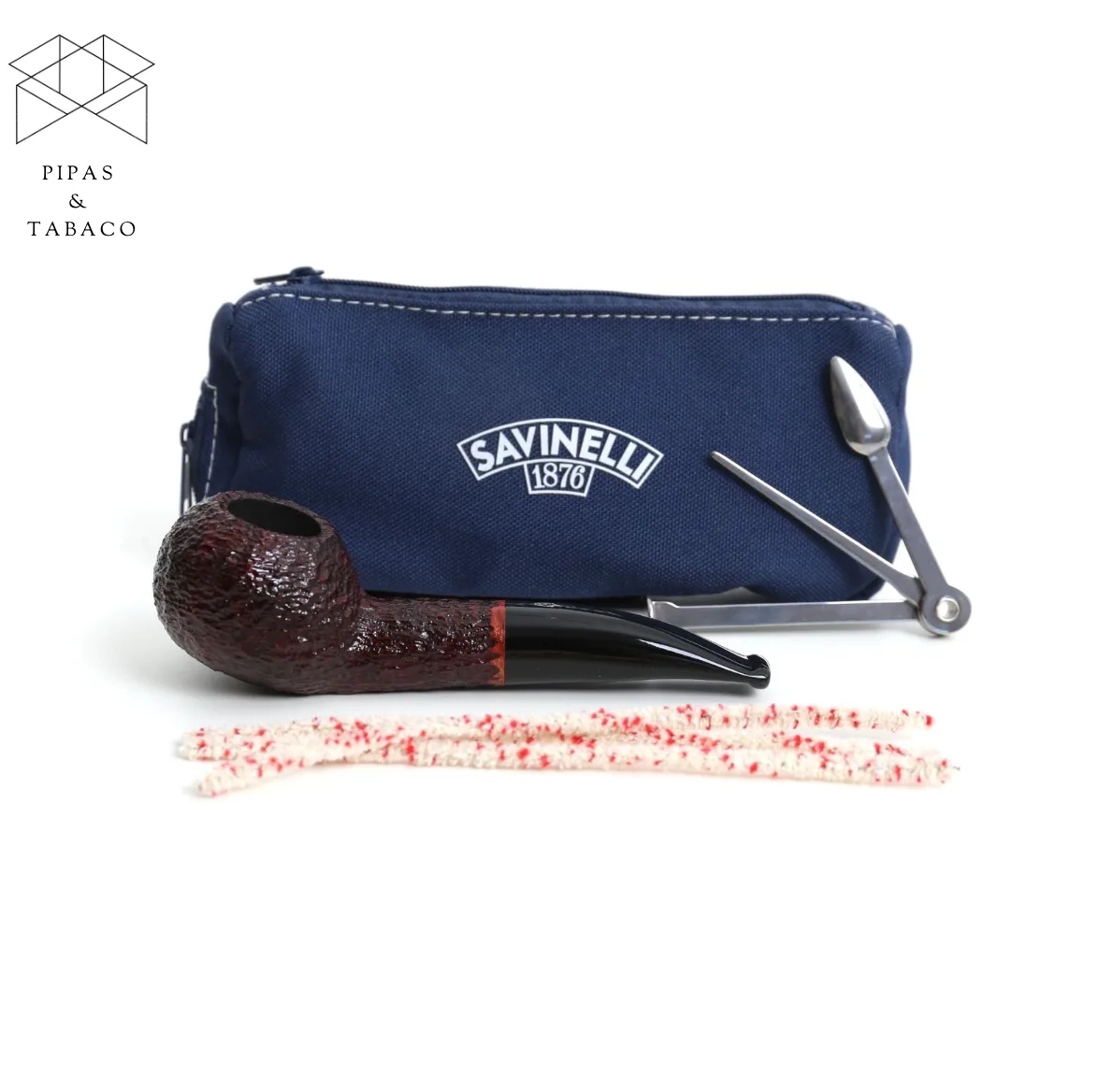 Kit Pipa Savinelli One Rusticated 321 - Imagen 5