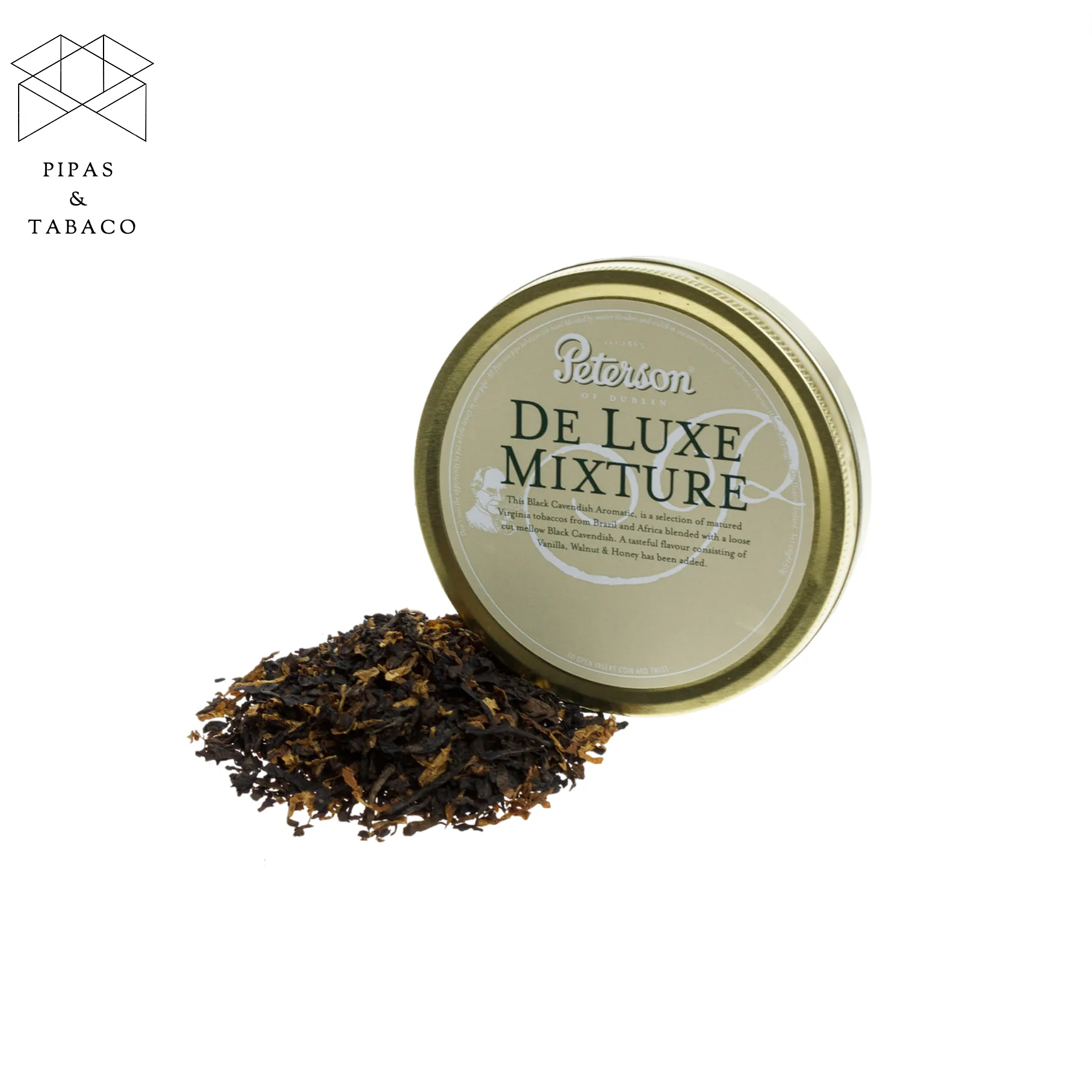 Tabaco para Pipa Peterson De Luxe Mixture 50g