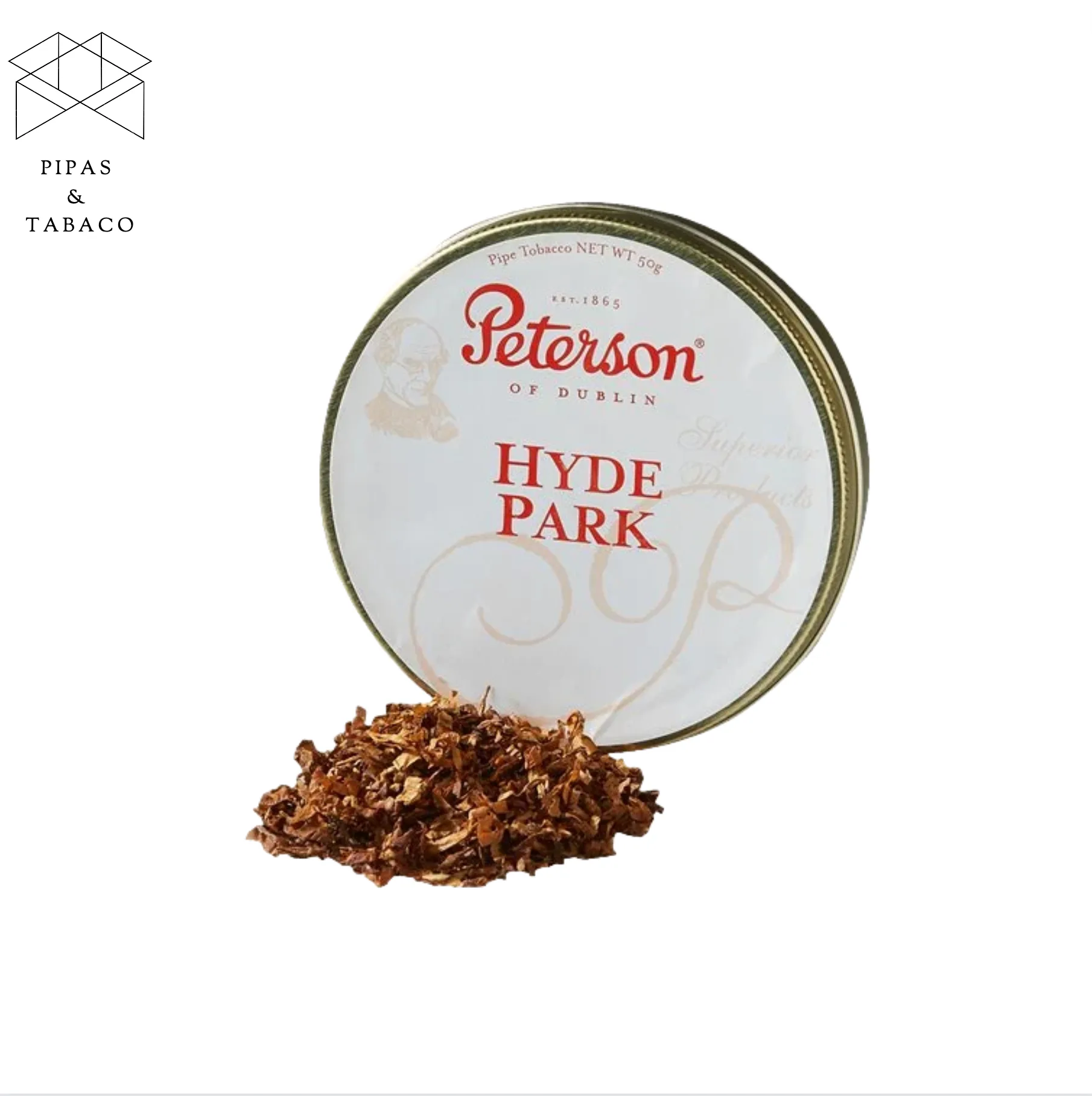 Tabaco para Pipa Peterson Hyde Park 50g