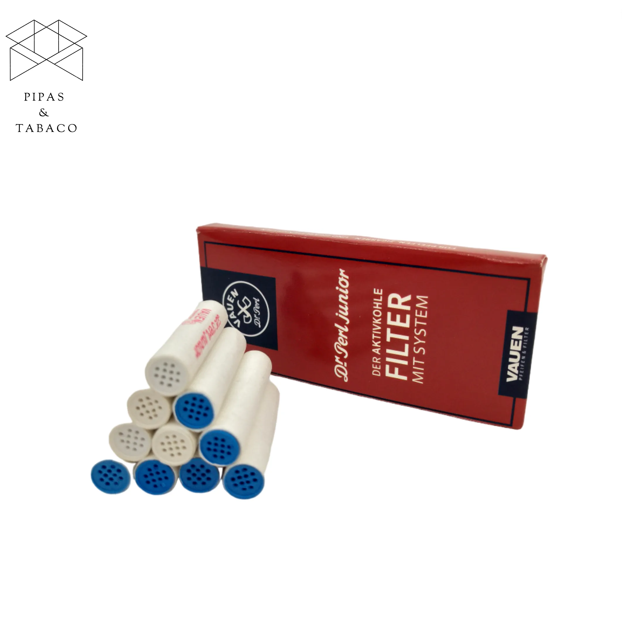 Filtro para pipa 9 mm Carbon Vauen 250