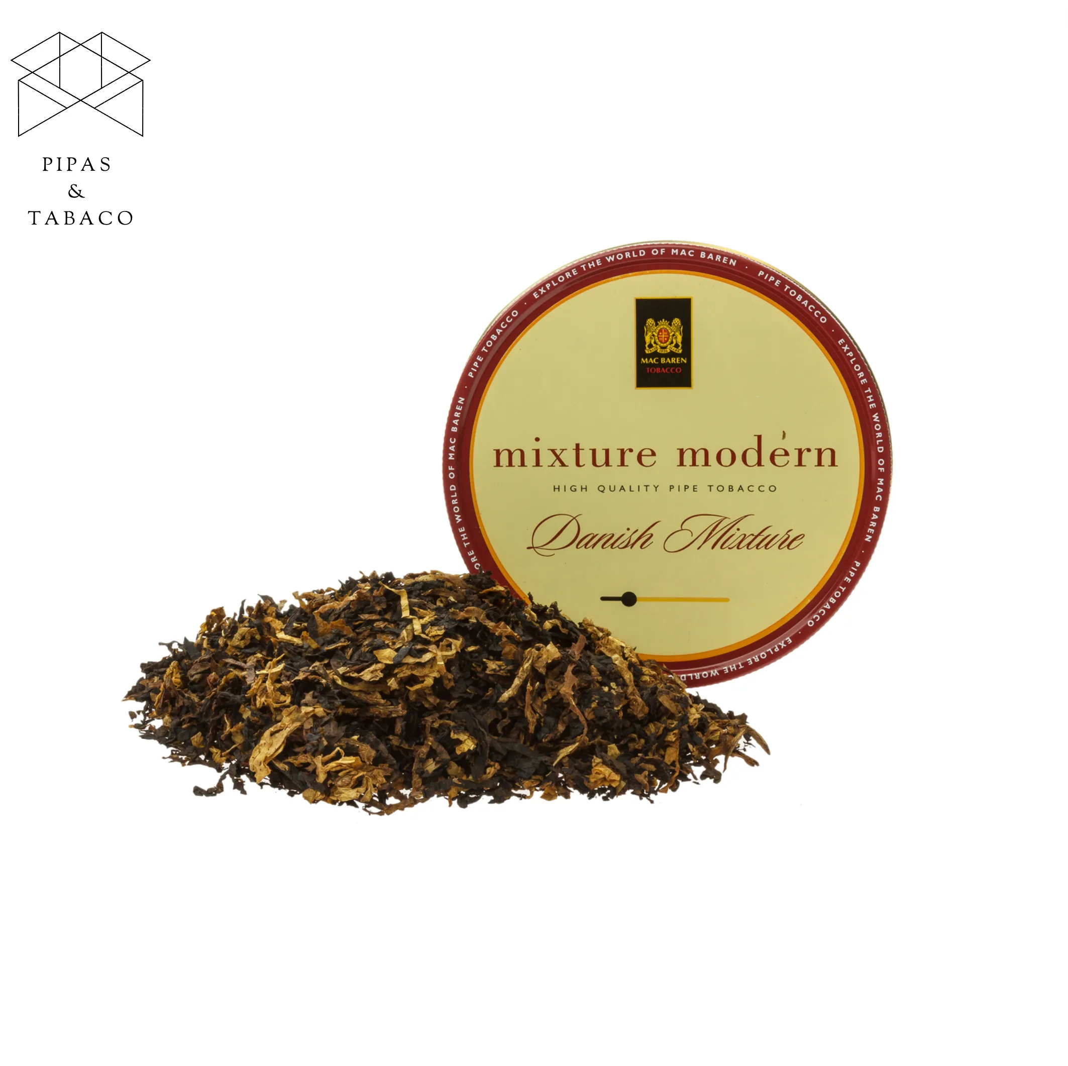 Tabaco para Pipa en Lata Mac Baren: Danish Mixture Modern 100g