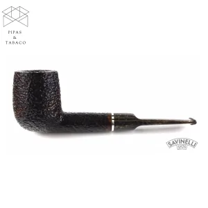 Pipa Savinelli: Marron Glacé Rusticated 114 KS