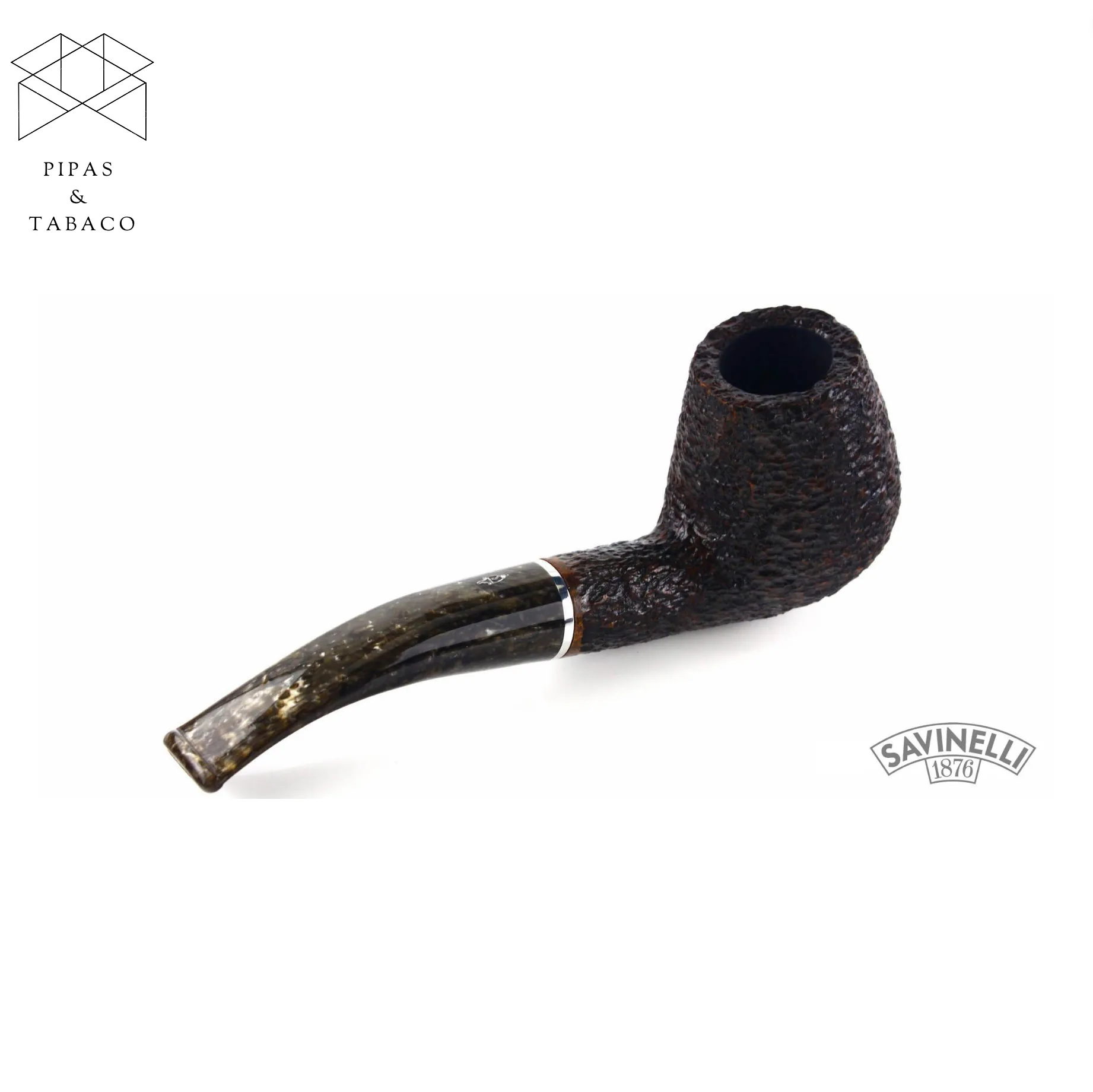 Pipa Savinelli: Marron Glacé Rusticated 628