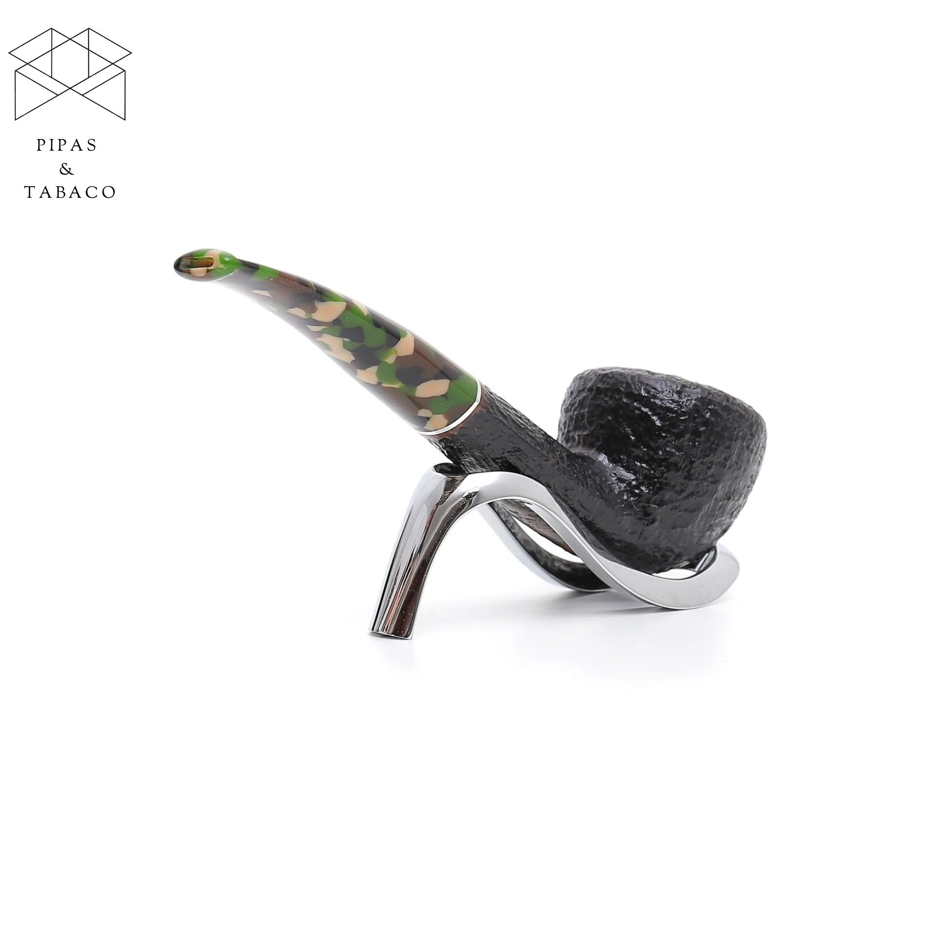 Pipa Savinelli: Camouflage Rusticated 316 KS
