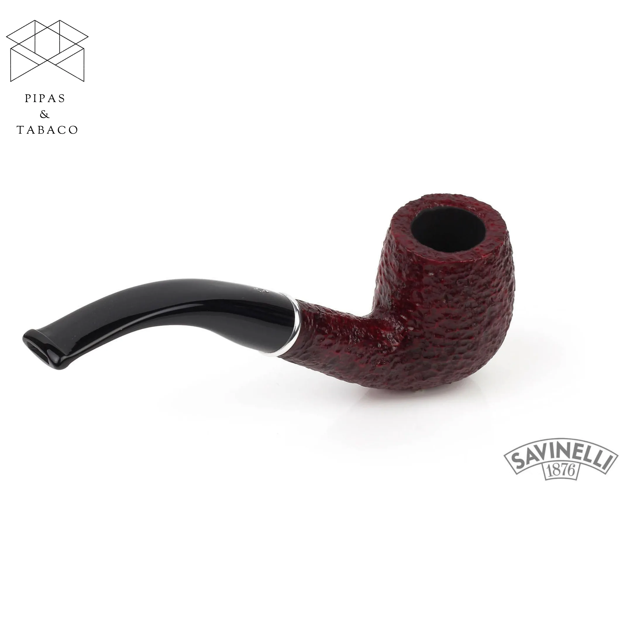Pipa Savinelli Arcobaleno Red Rusticated 606 KS